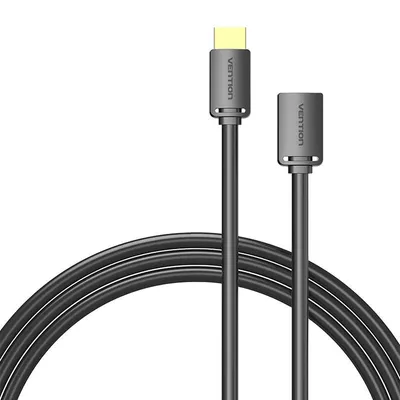 Kabel przedłużający hdmi 2.0 męski do hdmi 2.0 żeński Vention ahcbj 5m, 4k 60hz, (czarny)