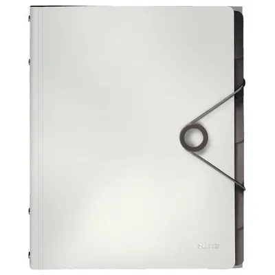 Teczka segregująca a4 LEITZ solid 45691001 biały pp 6 przekładek