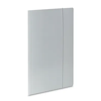 Teczka z gumką a4 VAUPE eco 319/09 popielata szara tektura 380g/m2 20mm