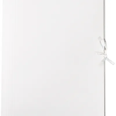 Teczka wiązana a4 BARBARA lux 0401000 biała tektura 250g 10szt