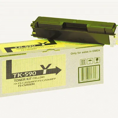Toner oryginalny kyocera tk590y tk590y=1t02kvanl0 yellow 5000 stron