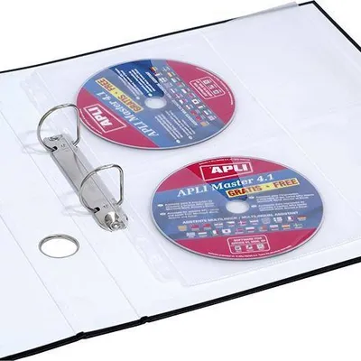 Koszulki groszkowe a4 DONAU na płyty cd pp 160mic