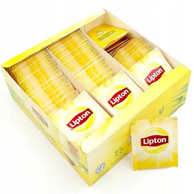 Herbata LIPTON yellow label 100 kopert z zawieszką