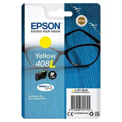 Epson oryginalny ink / tusz c13t09k44010, t09k440, 408l, yellow, 21.6ml, EPSON wf-c4810dtwf