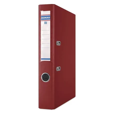 Segregator a4 pp DONAU master 50mm bordowy
