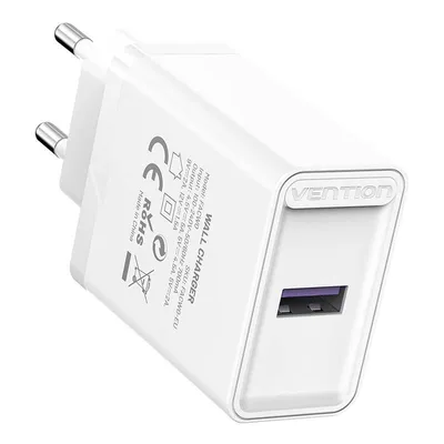 Ładowarka sieciowa Vention facw0-eu usb 22.5w (biała)
