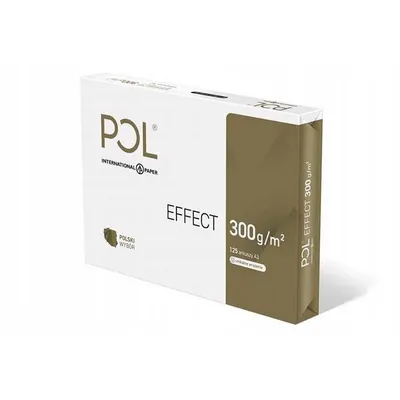 Papier satynowany a3 300g POLeffect polef300x402 biały 125ark