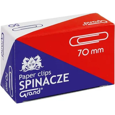 Spinacze okrągłe 70mm Grand 110-1384 50szt