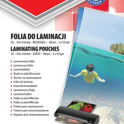 Folia do laminowania błyszcząca a5 OFFICE PRODUCTS 125mic 100 szt