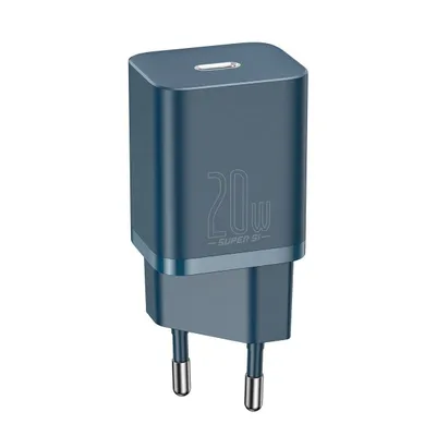 Ładowarka sieciowa Baseus super si quick charger 1c 20w (niebieska)