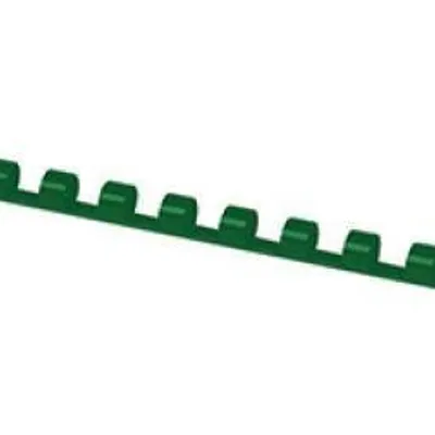 Grzbiet plastikowy 8mm (45 kartek) OFFICE PRODUCTS zielony 100 szt.