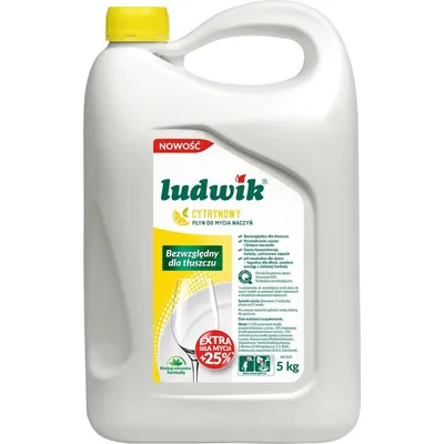 Płyn LUDWIK cytrynowy 5 litrów