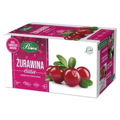 Herbata żurawina BIFIX classic 20 torebek