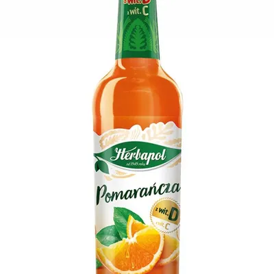 Syrop pomarańczowy HERBAPOL owocowa spiżarnia 420ml