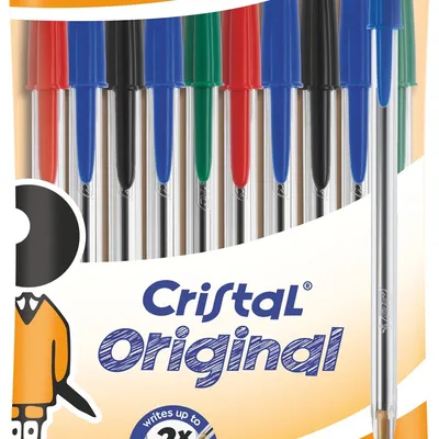 Długopis jednorazowy BIC cristal original 830865 mix 1.0mm 10szt