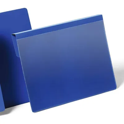 Kieszeń magazynowa z zakładką pozioma a5 DURABLE 172207 granatowa 50 szt