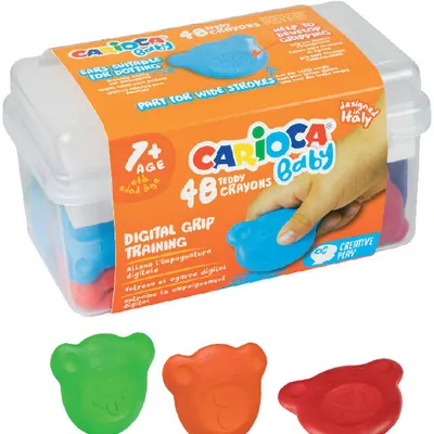 Kredki miśki Carioca 42958 baby 160-2217 pudełko