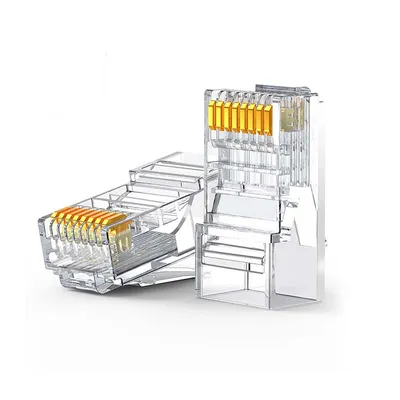 Wtyczka rj45 UGREEN nw120, ethernet, 8p/8c, cat.6/6e, utp (100szt.)
