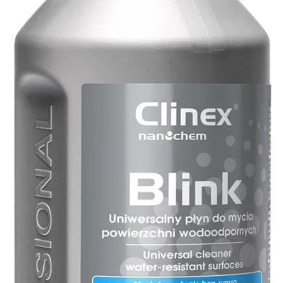 Uniwersalny płyn do mycia powierzchni wodoodpornych CLINEX blink cytrynowy 1l