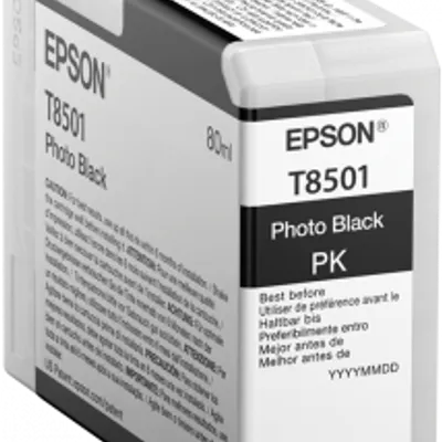 Tusz oryginalny EPSON t8501 c13t850100 photo czarny 80 ml
