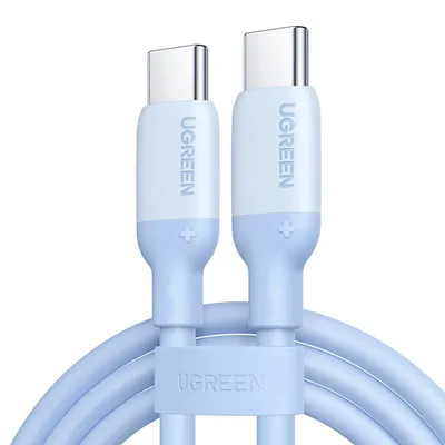Kabel szybkiego ładowania usb-c do usb-c UGREEN 15279 1m (niebieski)