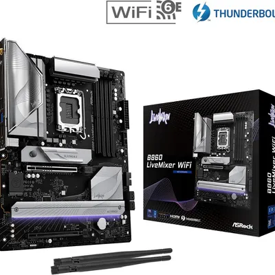 Asrock płyta główna 860 livemixer wifi s1851 4ddr5 atx