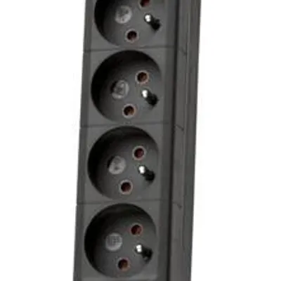 Lestar listwa przeciwprzepięciowa lxarm 810, 3l, pdu, 1,5m, czarna