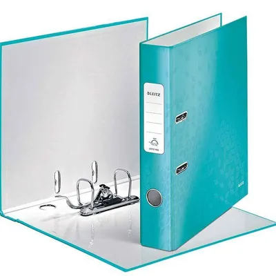 Segregator a4 laminowany LEITZ wow 50mm 10060051 turkusowy