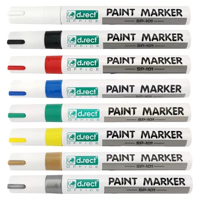 Markery olejowe D.RECT sp-101 mix*8 2-4.5mm 8szt