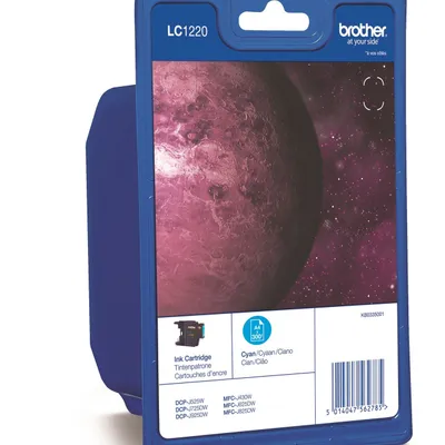 Tusz oryginalny BROTHER lc1220c cyan 300 stron