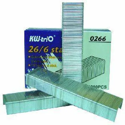 Zszywki KW-triO 26/6 0266 do 30 kart 1000 szt