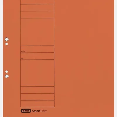 Skoroszyt oczkowy a4 ELBA 100551874 pomarańczowy karton 250 g/m²