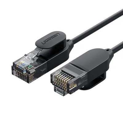 Kabel sieciowy UGREEN nw122 ethernet rj45, cat.6a, utp, 1.5m (czarny)