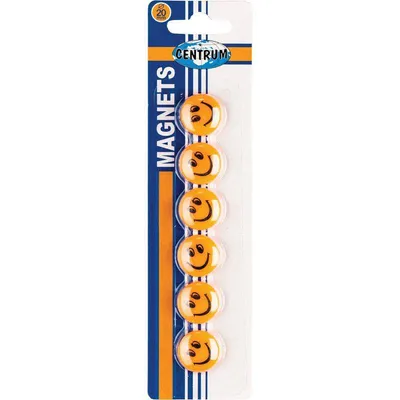 Magnesy 20mm CENTRUM smile 82711 6szt