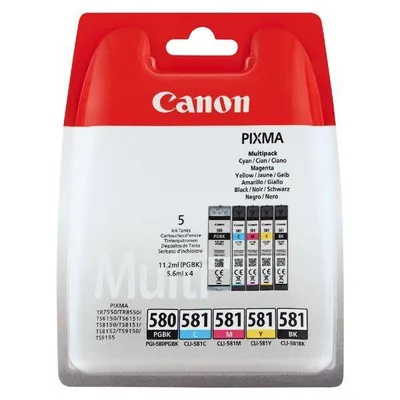Tusz oryginalny CANON cli581cmyk 1998c005 cmyk 46,8 ml