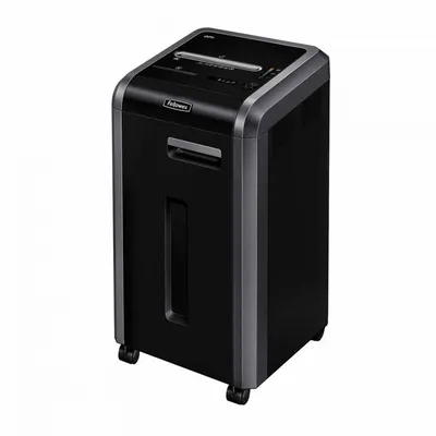 Niszczarka a4 Fellowes 225i 4623001 czarna 24krt paski 5,8mm 60 litrów