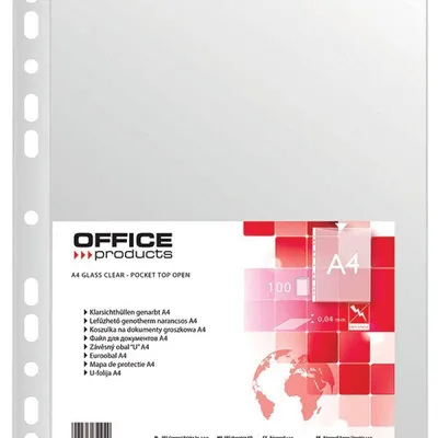 Koszulki groszkowe a4 OFFICE PRODUCTS pp 40mic 100szt