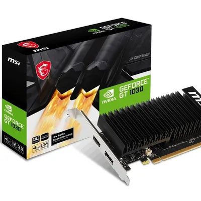 Msi karta graficzna geforce gt 1030 4ghd4 lp oc 4gd dr4 64bit dp/hdmi