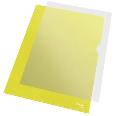 Ofertówka groszkowa a4 ESSELTE 60836 żółta pp 115mic 25szt