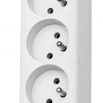 Lestar listwa przeciwprzepięciowa lx 810, 1l, 5,0m, szara