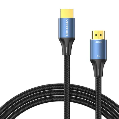 Kabel hdmi 2.1 Vention algli, 3m, 8k 60hz/ 4k 120hz (niebieski)