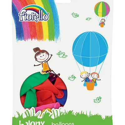 Balony 12" Fiorello 170-1681 pastelowy mix kolorów 100szt