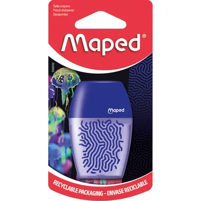 Temperówka MAPED shaker deepsea 1 otwór blister