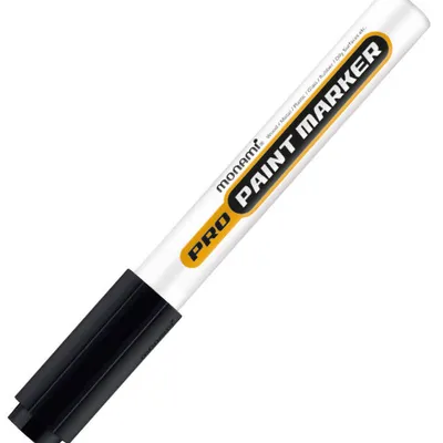 Marker przemysłowy Monami pro paint 160-2479 czarny okrągła 2mm