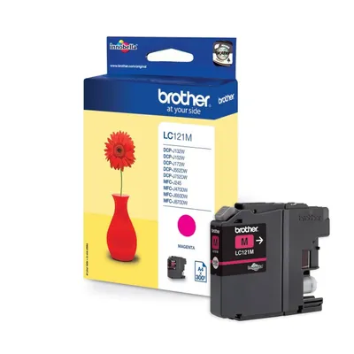 Tusz oryginalny BROTHER lc121m magenta 300 stron po terminie