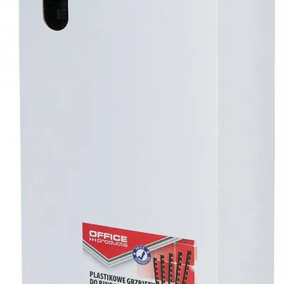 Grzbiet plastikowy 12mm (95 kartek) OFFICE PRODUCTS czarny 100 szt.