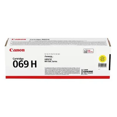 Canon oryginalny toner 069yh, yellow, 5500s, 5095c002, high capacity, CANON mf752cdw, 754cdw, lbp673cdw, o