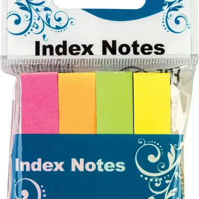Zakładki indeksujące papierowe 50x12mm CENTRUM 82215 neon*4 100szt