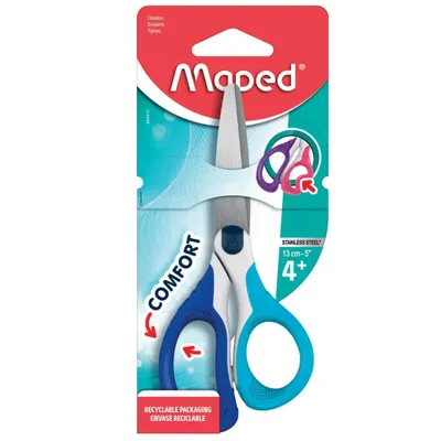Nożyczki MAPED sensoft 13 cm asymetryczne blister kartonowy