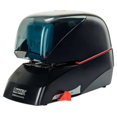 Zszywacz elektryczny RAPID supreme 5080e czarny 80 kartek